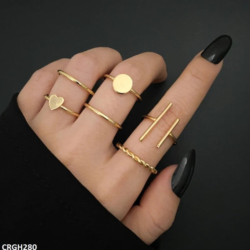 6 Midi Rings